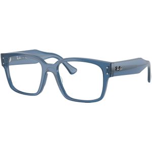 Ray - Ban Unisex RX7256 Laurene 8429 Optische monturen Acetato Blu Trasparente Squadrata Normale