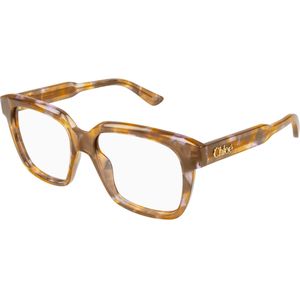 Chloé Vrouw Chloé CH0340O 010 Optische monturen Acetaat Havana Transparant Geometrisch