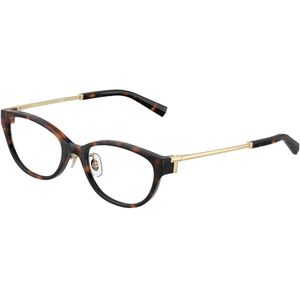 Tiffany Vrouw TF2252D 8015 Optische monturen Geïnjecteerd Schildpad Transparant Rotonde Normaal