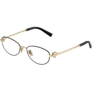 Tiffany Vrouw TF1162TD 6164 Optische monturen Titanium Zwart Transparant Rotonde Normaal