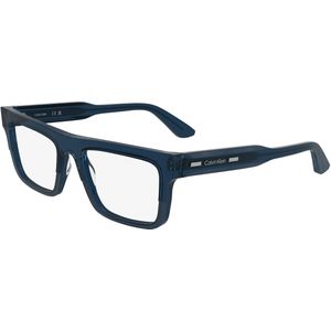 Calvin Klein Man CK25520 438 Optische monturen Acetaat Blauw  Hurken Normaal
