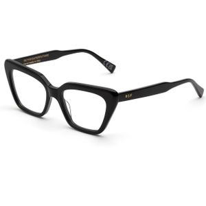 Retrosuperfuture Vrouw Q8h nummer 122 zwart Optische monturen Acetaat Zwart  Kattenoog