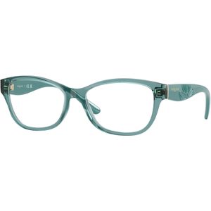 VOGUE EYEWEAR Donna VO5627 3196 Optische monturen Nylon Verde Trasparente Farfalla Normale