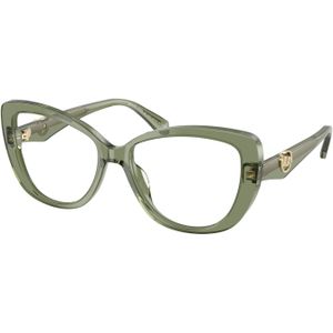 Michael Kors Vrouw Michael Kors MK4163U DERVIO 3961 Optische monturen Acetaat Groente Transparant Vlinder Normaal