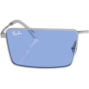 Ray - Ban Unisex Paar vervangende lenzen Ray - Ban RB3741 Emy Vervanglenzen Metallo  Blu Squadrata