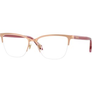 Versace Vrouw VE1304 1412 Optische monturen Metaal Goud Transparant Kattenoog Normaal