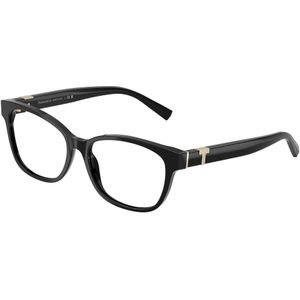 Tiffany Vrouw TF2270B 8361 Optische monturen Acetaat Zwart Transparant Kussen Normaal