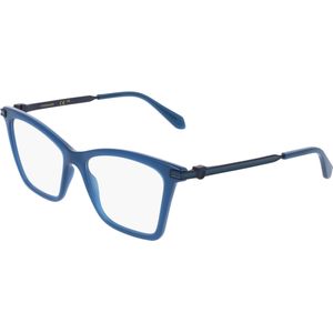 Ferragamo Donna SF3024 423 Optische monturen Acetato Blu  Cat Eye Normale