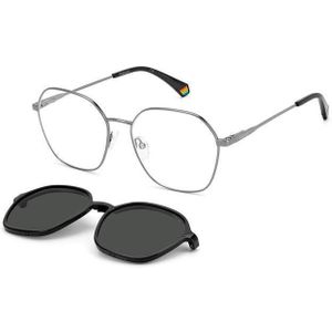 Polaroid Unisex PLD 6183/CS V81/M9 Zonnebrillen Staal Geweervat Grijs Geometrisch Gepolariseerd