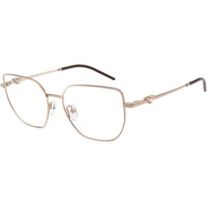 Emporio Armani Vrouw EA1176  3011 Optische monturen Metaal Goud Transparant Geometrisch Normaal