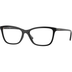 VOGUE EYEWEAR Vrouw VO5603 W44 Optische monturen Nylon Zwart Transparant Vlinder Normaal