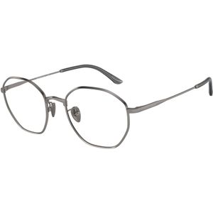 Giorgio Armani Man AR5139 3003 Optische monturen Metaal Grijs Transparant Hurken Normaal