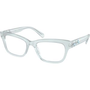 Swarovski Vrouw SK2022 1024 Optische monturen Acetaat Blauw Transparant Kussen Normaal