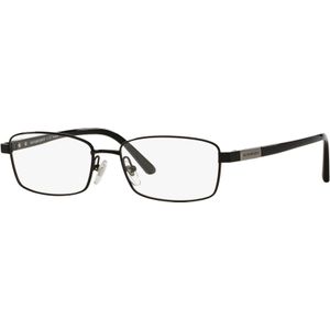 Burberry Man BE1287TD 1001 Optische monturen Titanium Zwart Transparant Hurken Normaal