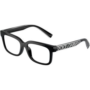 Dolce & Gabbana Kind DX5002 501 Optische monturen Geïnjecteerd Zwart Transparant Hurken Normaal