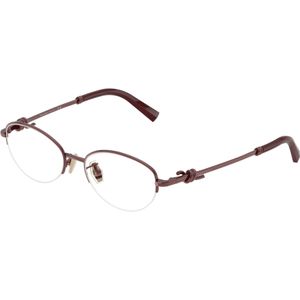 Tiffany Vrouw TF1171D  6185 Optische monturen Metaal Altviool Transparant Rotonde Normaal