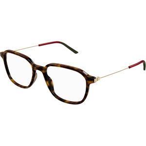 Gucci Man GG1576O 002 Optische monturen Acetaat Havana Transparant Hurken