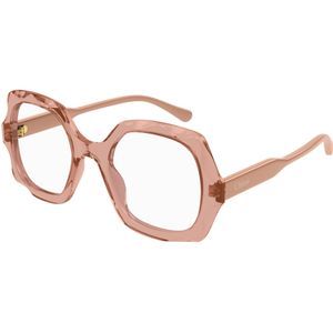 Chloé Vrouw CH0228O 003 Optische monturen Acetaat Bruin Transparant Hurken