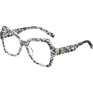 Dolce & Gabbana - DG3429 - Optische Monturen - Zwart Transparant - Acetaat