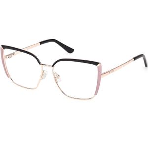Guess Vrouw GU50249 005 Optische monturen Metaal Zwart  Kwadraat Normaal