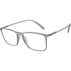 Giorgio Armani Man AR7244U 5948 Optische monturen Geïnjecteerd Grijs Transparant Vierkant Normaal