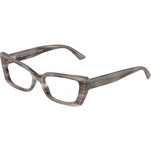 Jimmy Choo Vrouw JC3018B 5056 Optische monturen Acetaat Zwart Transparant Kattenoog Normaal