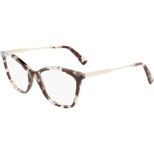 LONGCHAMP Unisex LO2692 404 Optische monturen Plastic Havana  Vlinder  Fotochromatisch