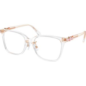 Swarovski Vrouw SK2026D 1027 Optische monturen Acetaat Transparant Transparant Geometrisch Normaal
