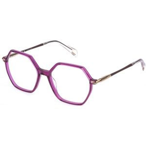 Police - Vplr13 - Optische Monturen - Altviool - Acetaat - Geometrisch