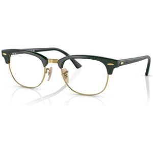 Ray - Ban Unisex RX5154 CLUBMASTER 8233 Optische monturen Acetaat Groente Transparant Vierkant Normaal