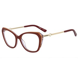 Moschino Donna Mol653 95E Optische monturen Acetato Marrone  Squadrata Normale