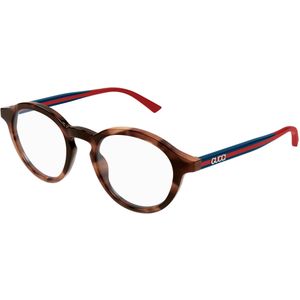Gucci Man GG1871O 003 Optische monturen Acetaat Havana Transparant Rotonde