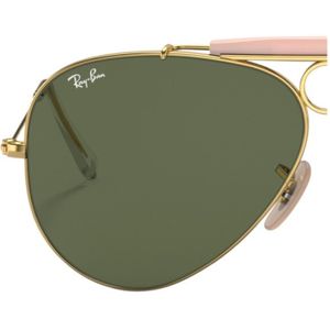 Ray - Ban Unisex Paar vervangende lenzen Ray - Ban RB3138 Shooter Vervanglenzen Metallo  Verde G15 Pilot