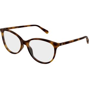 Gucci Vrouw GG0550O 002 Optische monturen Acetaat Havana Transparant Kattenoog
