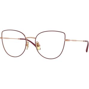 VOGUE EYEWEAR Donna VO4298T 5194 Optische monturen Titanio Rosso Trasparente Cat Eye Normale