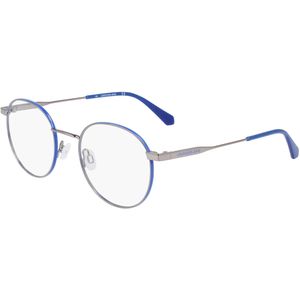 Calvin Klein Unisex CKJ21215 044 Optische monturen Metaal Zilver  Rotonde Fotochromatisch Fotochromatisch