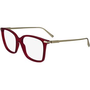 Ferragamo Vrouw SF2992 612 Optische monturen Acetaat Bordeaux  Hurken Normaal Normaal