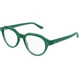 Gucci Man GG1894O 004 Optische monturen Acetaat Groente Transparant Rotonde