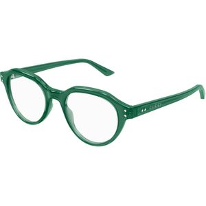 Gucci Man GG1894O 004 Optische monturen Acetaat Groente Transparant Rotonde