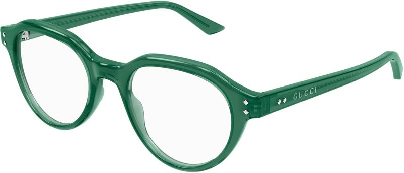 Gucci Man GG1894O 004 Optische monturen Acetaat Groente Transparant Rotonde