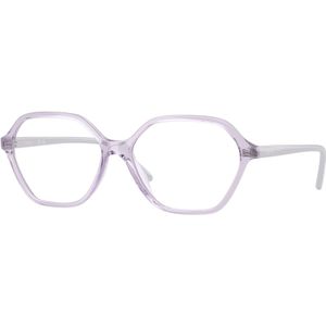 VOGUE EYEWEAR Donna VO5622 2745 Optische monturen Nylon Viola Trasparente Geometrica Normale