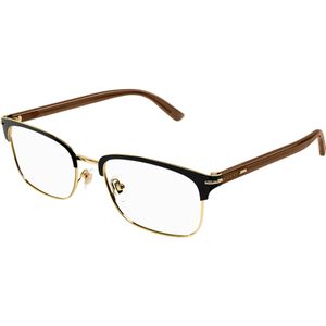 Gucci Man GG1448O 002 Optische monturen Metaal Goud Transparant Hurken