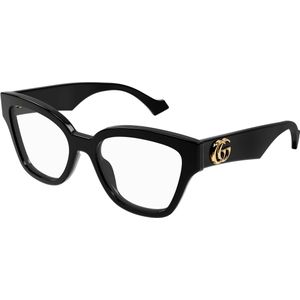 Gucci Vrouw GG1424O 001 Optische monturen Acetaat Zwart  Geometrisch