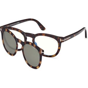 TOM FORD Man FT5993-B 52 Optische monturen Acetaat Havana  Rotonde Normaal