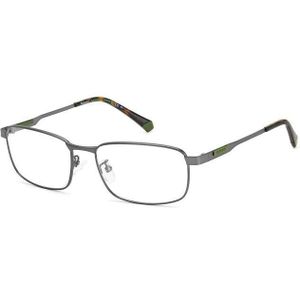 Polaroid Man PLD D480/G R80 Optische monturen Staal Geweervat  Vierkant