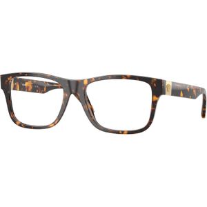 Versace Man VE3380  5514 Optische monturen Acetaat Schildpad Transparant Kwadraat Normaal
