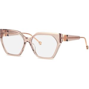 Philipp Plein Vrouw VPP068S PLEIN QUEEN  07T1 Optische monturen Acetaat Beige  Geometrisch