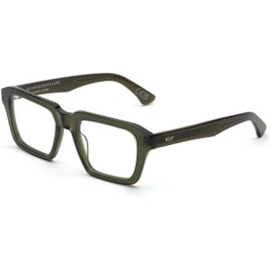 Retrosuperfuture Unisex 4bz nummer 121 groen Optische monturen Acetaat Groente  Hurken