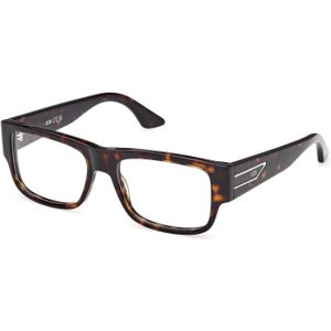 GCDS Uniseks GD5047 052 Optische monturen Acetaat Havana  Kwadraat Normaal