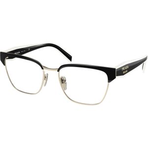 Prada Vrouw PR 65YV 18A1O11 Optische monturen Metaal Zwart  Geometrisch